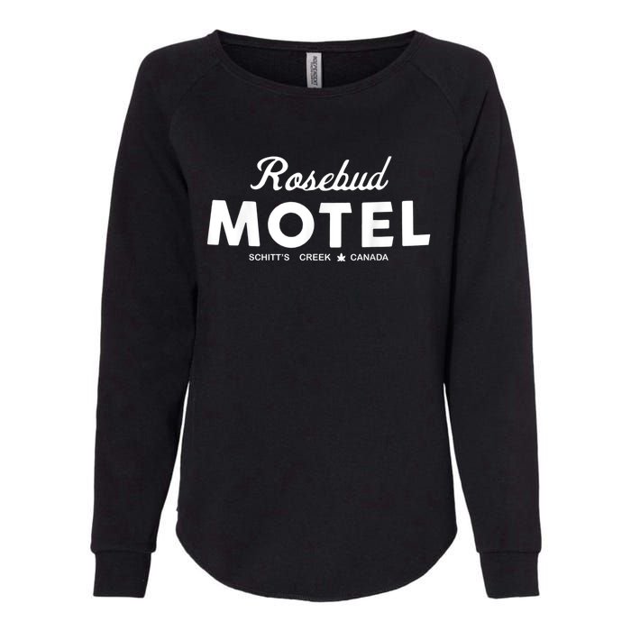 Rosebud Motel Canada Cannabis Funny Humor Womens California Wash Sweatshirt