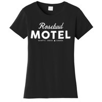 Rosebud Motel Canada Cannabis Funny Humor Women's T-Shirt