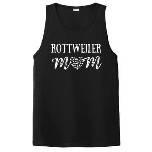 Rottweiler Mom Cute Dog Mom Paw Pet Owners Dog Lovers PosiCharge Competitor Tank