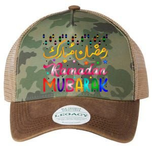 Ramadan Mubarak Cool Islamic Fasting Outfit Arabic Legacy Tie Dye Trucker Hat