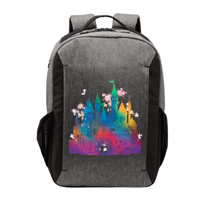 Rainbow Magical Castle Vector Backpack