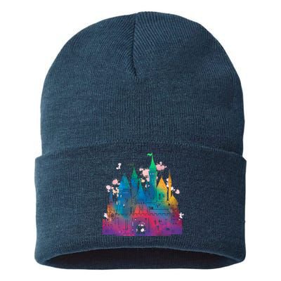 Rainbow Magical Castle Sustainable Knit Beanie