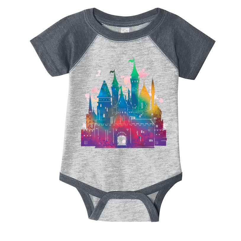 Rainbow Magical Castle Infant Baby Jersey Bodysuit