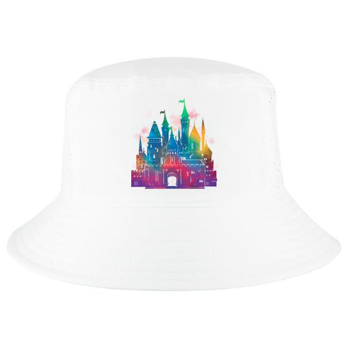 Rainbow Magical Castle Cool Comfort Performance Bucket Hat