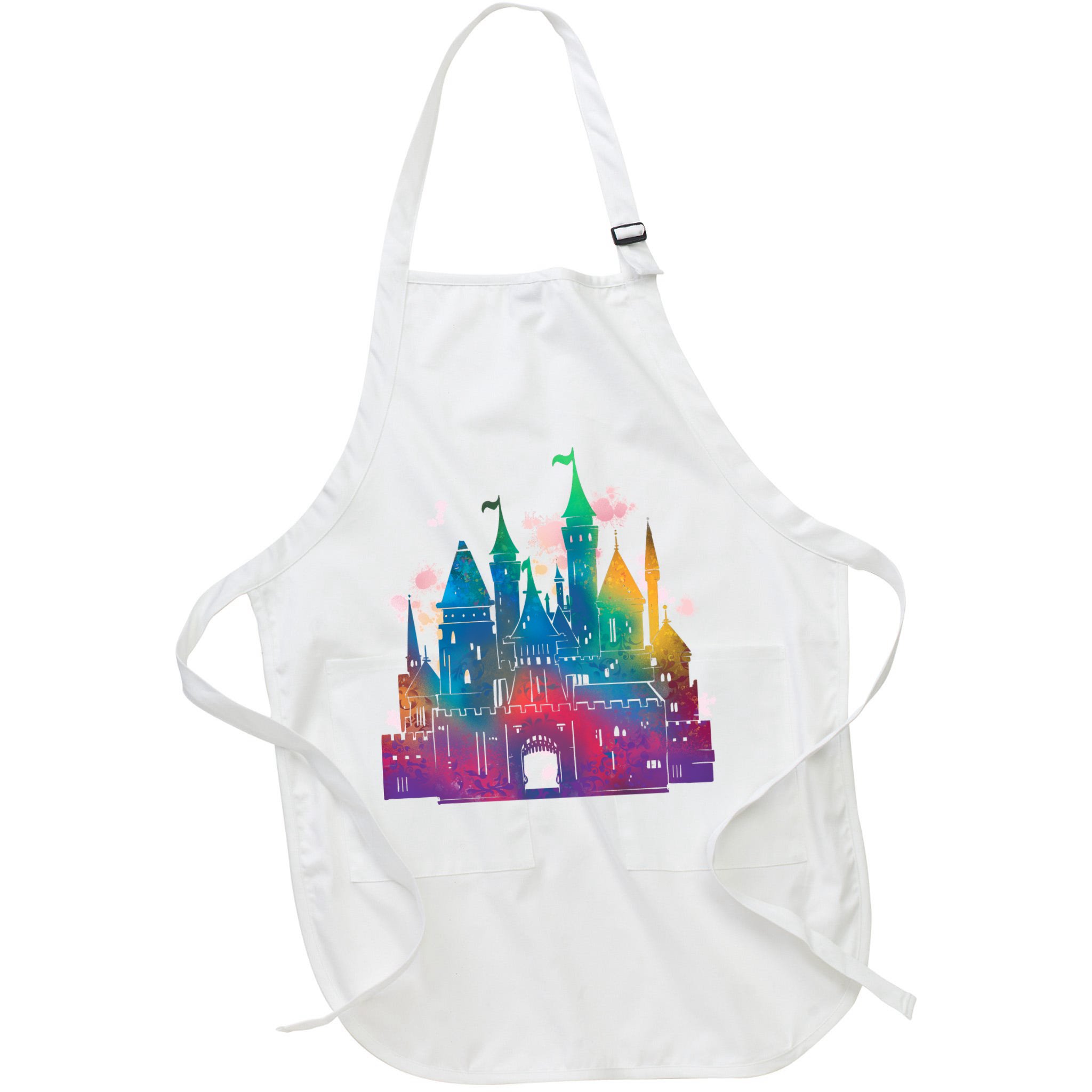 Rainbow Magical Castle Apron
