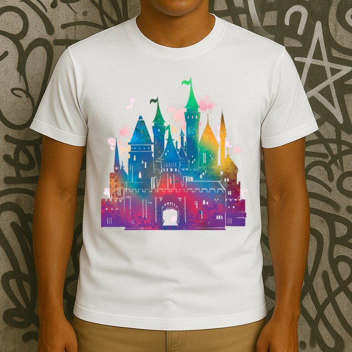 Rainbow Magical Castle T-Shirt