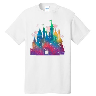 Rainbow Magical Castle Tall T-Shirt