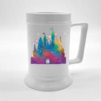 Rainbow Magical Castle Beer Stein