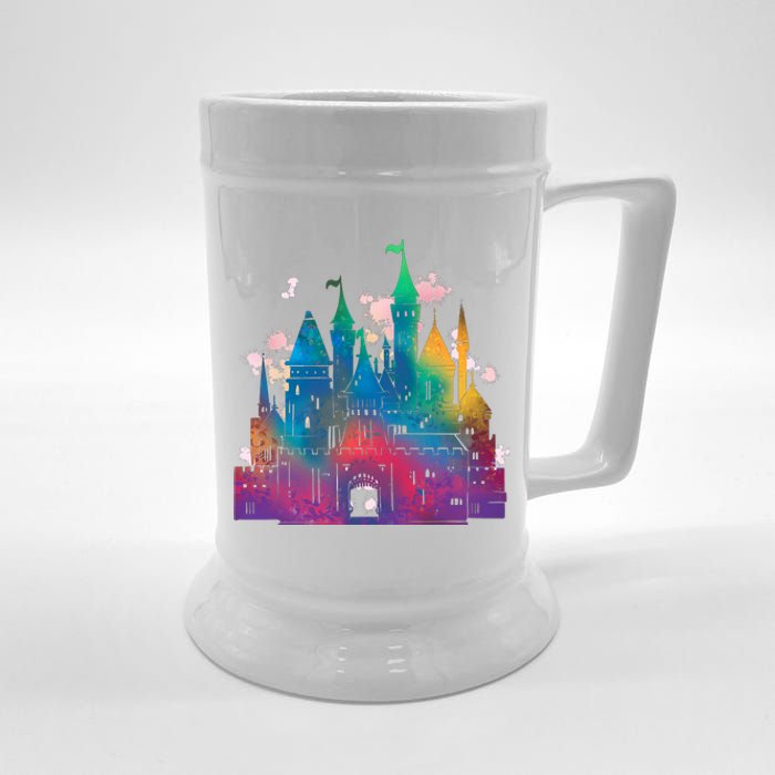 Rainbow Magical Castle Beer Stein