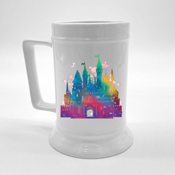 Rainbow Magical Castle Beer Stein