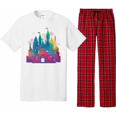 Rainbow Magical Castle Pajama Set