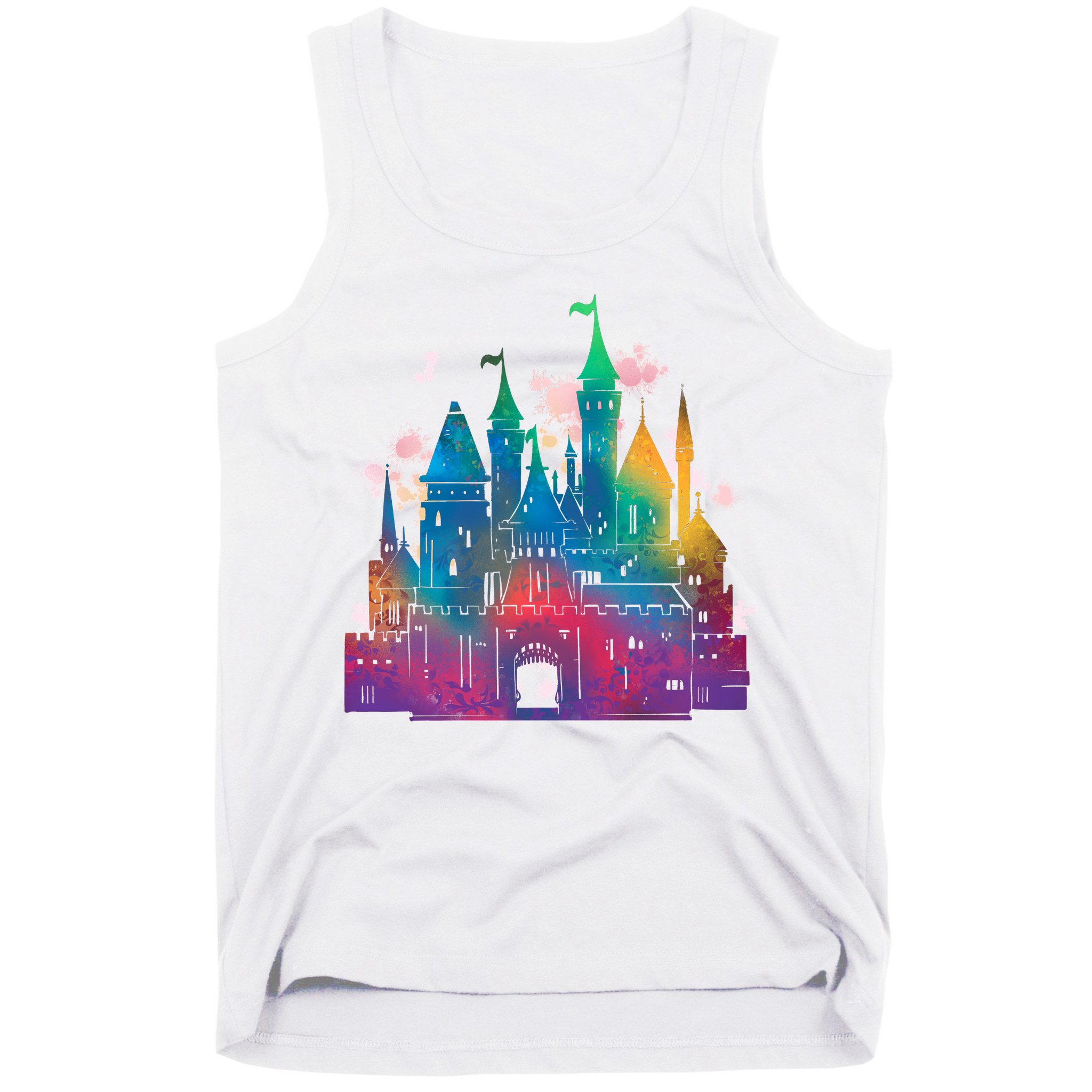Rainbow Magical Castle Tank Top