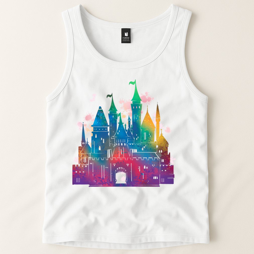 Rainbow Magical Castle Tank Top