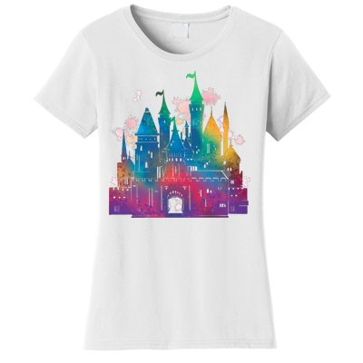 Rainbow Magical Castle Women's T-Shirt