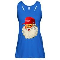 Retro Make Christmas Great Again Trump Christmas Maga Santa Gift Ladies Essential Flowy Tank