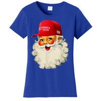 Retro Make Christmas Great Again Trump Christmas Maga Santa Gift Women's T-Shirt