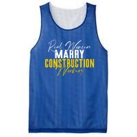 Real Marry Construction Workers Gift Mesh Reversible Basketball Jersey Tank