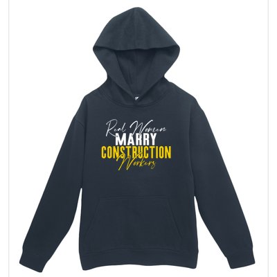 Real Marry Construction Workers Gift Urban Pullover Hoodie