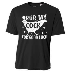 Rub My Cock For Good Luck Cooling Performance Crew T-Shirt