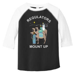 Regulator Mount Cute Up Christmas Three Kings Reindeer Toddler Fine Jersey T-Shirt