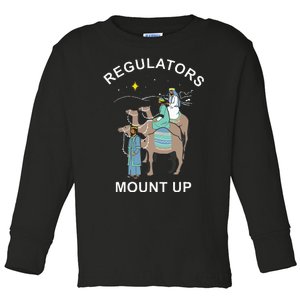 Regulator Mount Cute Up Christmas Three Kings Reindeer Toddler Long Sleeve Shirt