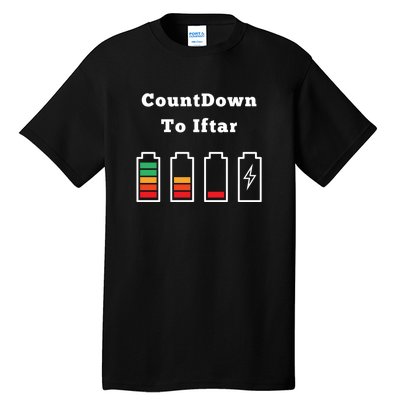 Ramadan Mubarak Countdown To Iftar Gift Tall T-Shirt