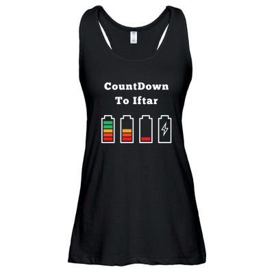 Ramadan Mubarak Countdown To Iftar Gift Ladies Essential Flowy Tank