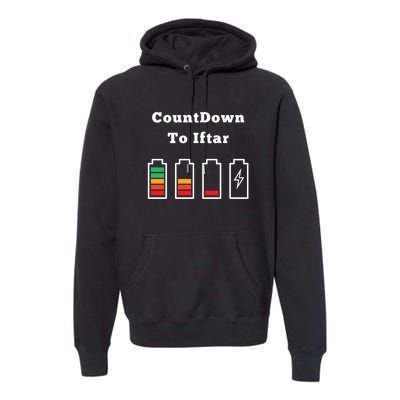 Ramadan Mubarak Countdown To Iftar Gift Premium Hoodie