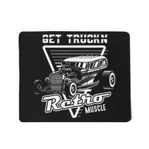 Retro Muscle Cars Hot Rod American Classic Old Automobile Mousepad