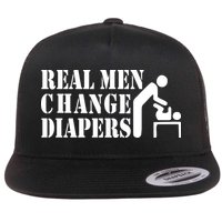 Real Men Change Diapers Flatbill Hat