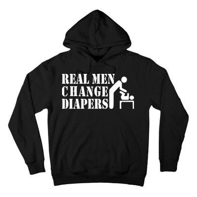Real Men Change Diapers Tall Hoodie