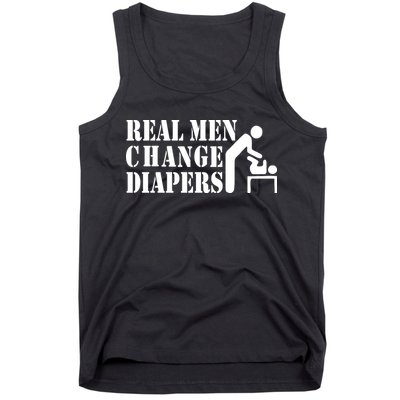Real Men Change Diapers Tank Top