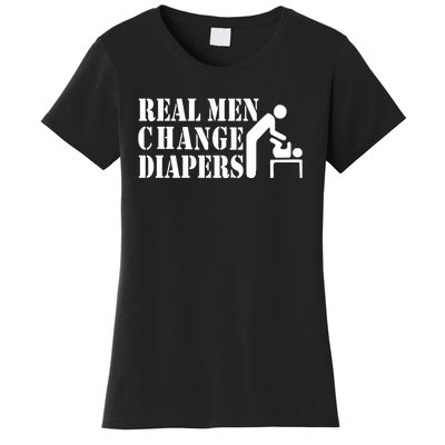 Real Men Change Diapers Women's T-Shirt