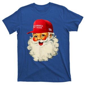 Retro Make Christmas Great Again Trump Christmas Maga Santa Gift T-Shirt