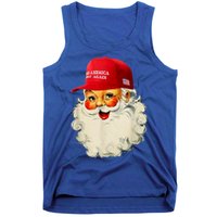 Retro Make Christmas Great Again Trump Christmas Maga Santa Gift Tank Top