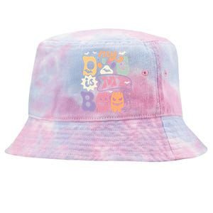 Retro My Dog Is My Boo Funny Dog Mom Pet Lovers Halloween Gift Tie-Dyed Bucket Hat