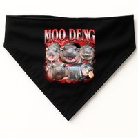 Red Moo Deng Meme Hippo USA-Made Doggie Bandana
