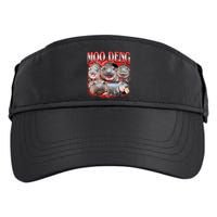 Red Moo Deng Meme Hippo Adult Drive Performance Visor