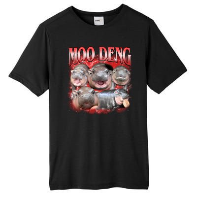 Red Moo Deng Meme Hippo Tall Fusion ChromaSoft Performance T-Shirt