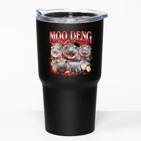 Red Moo Deng Meme Hippo Tumbler