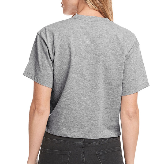 Red Moo Deng Meme Hippo Crop Top