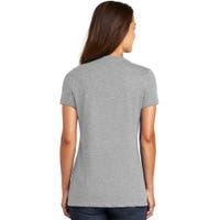 Red Moo Deng Meme Hippo Women's V-Neck T-Shirt