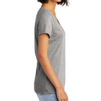 Red Moo Deng Meme Hippo Women's V-Neck T-Shirt