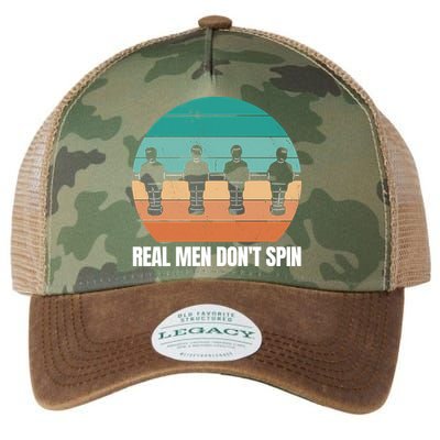 Real Men Don't Spin Table Soccer Foosball Legacy Tie Dye Trucker Hat