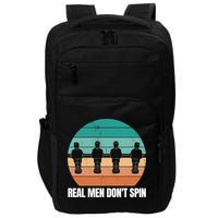 Real Men Don't Spin Table Soccer Foosball Impact Tech Backpack