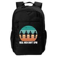 Real Men Don't Spin Table Soccer Foosball Backpack