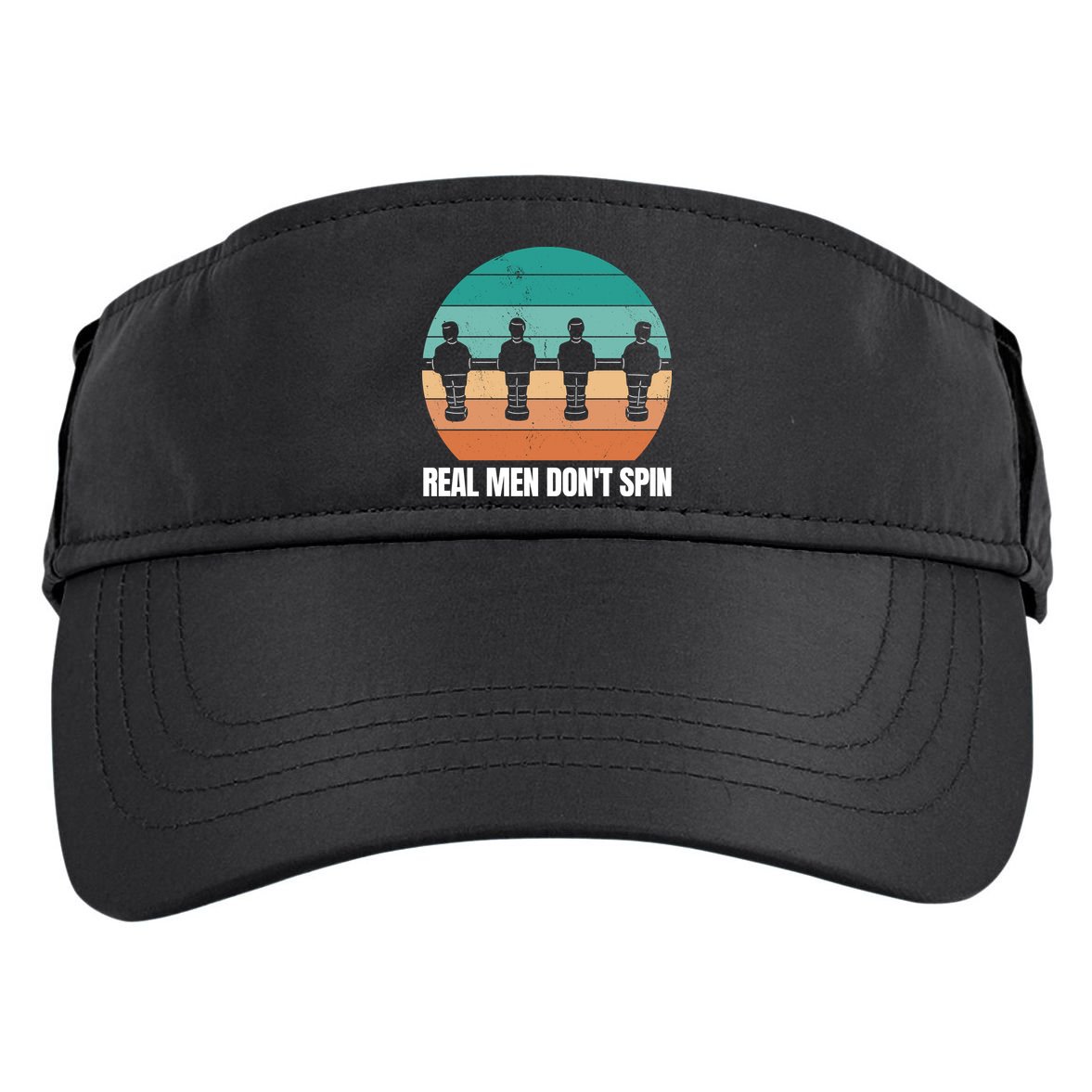 Real Men Don't Spin Table Soccer Foosball Adult Drive Performance Visor