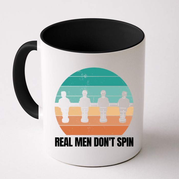 Real Men Don't Spin Table Soccer Foosball Mug
