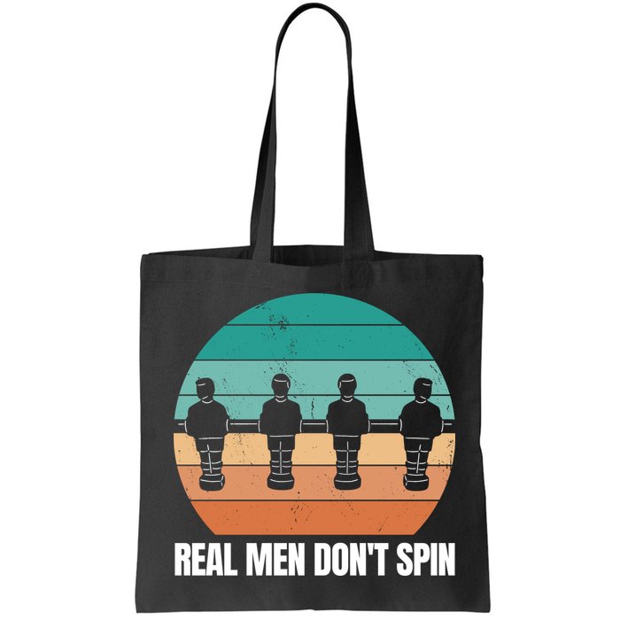 Real Men Don't Spin Table Soccer Foosball Bag