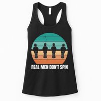 Real Men Don't Spin Table Soccer Foosball Womens Tank Top